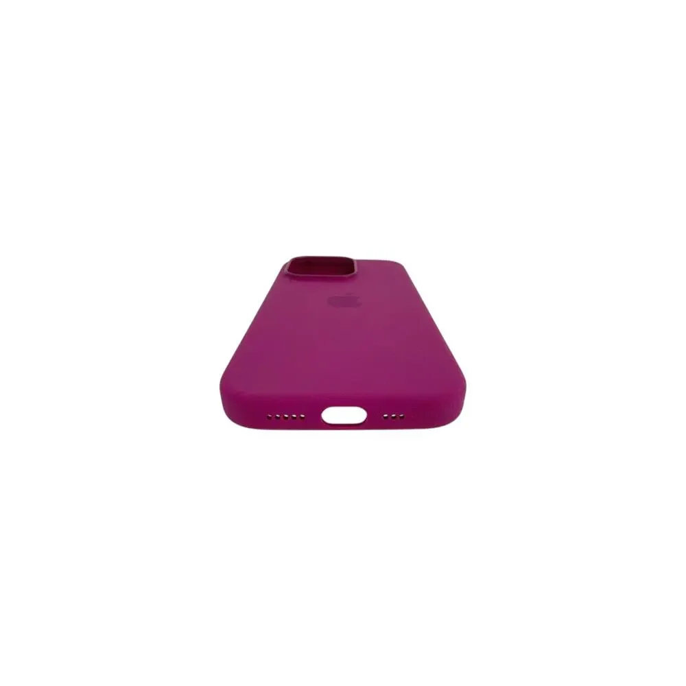 APPLE iPhone 16 Pro Silicone Case with MagSafe in Fuchsia